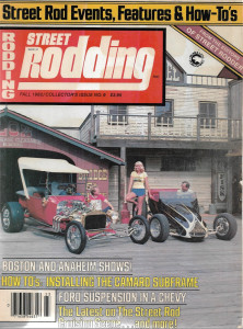 STREET RODDING 1982 FALL - JIM "BONES" NOTEBLOOM, '27 SEDAN DELIVERY, NESSIE